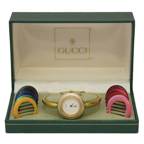 gucci changeable bezel|Gucci watch with interchangeable bezels.